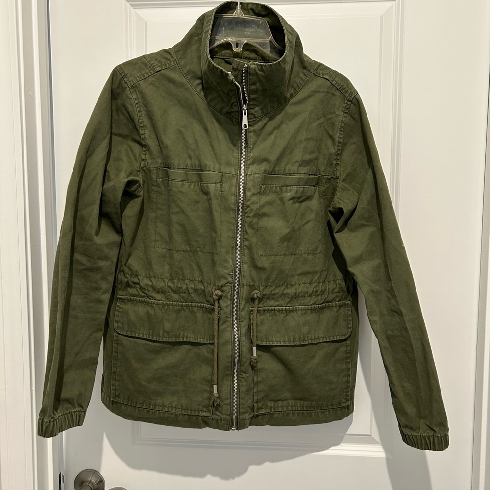 Old Navy Olive Green Utility Jacket chore jacket